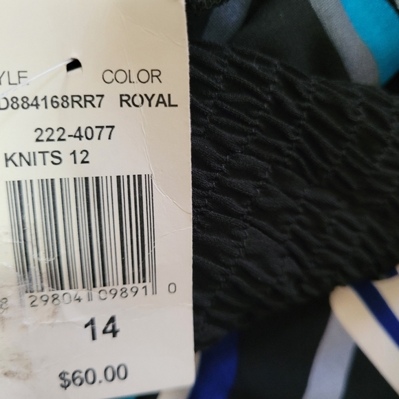 NWT Rabbit Rabbit Rabbit Designs Abstract Design Print Size 14 - Picture 4 of 9